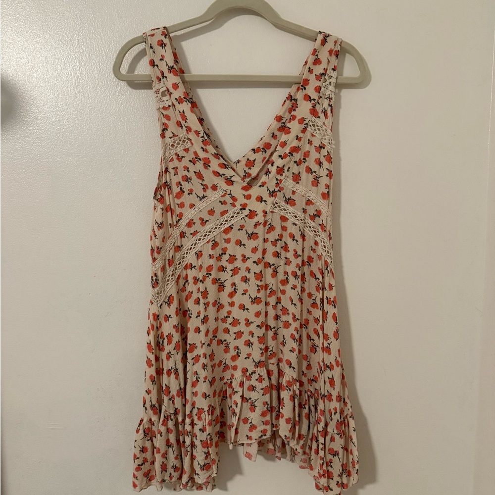 Free people Let it happen floral mini dress
